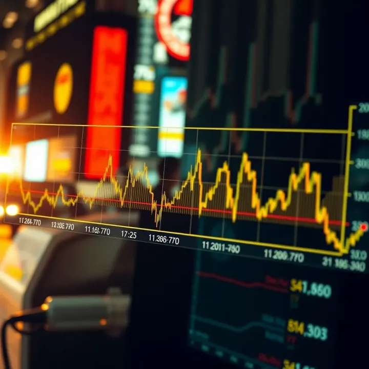 Graph displaying trading activity fluctuations during the New York session highlighting daylight saving impact