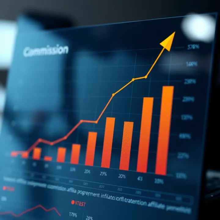 Commission Growth and Strategic Affiliate Marketing Insights Graph illustrating commission growth and affiliate success strategies