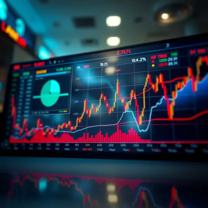 Graph showing 24/7 trading activity and market volatility in synthetic indices