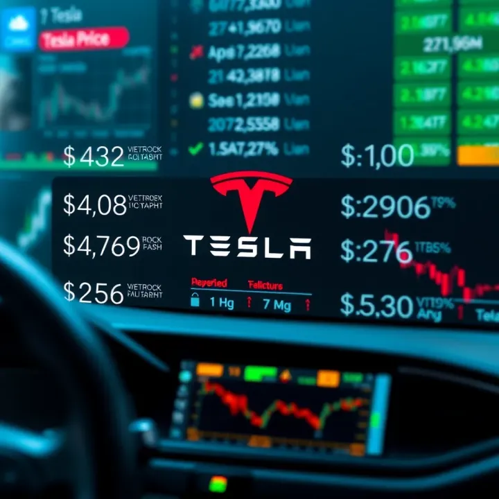 Key Drivers Behind Tesla's Stock Price Movements Visual representation of factors affecting Tesla shares including industry dynamics and investment strategies