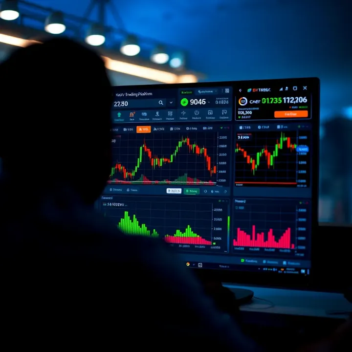 Deriv trading interface showcasing diverse trading options and real-time market data