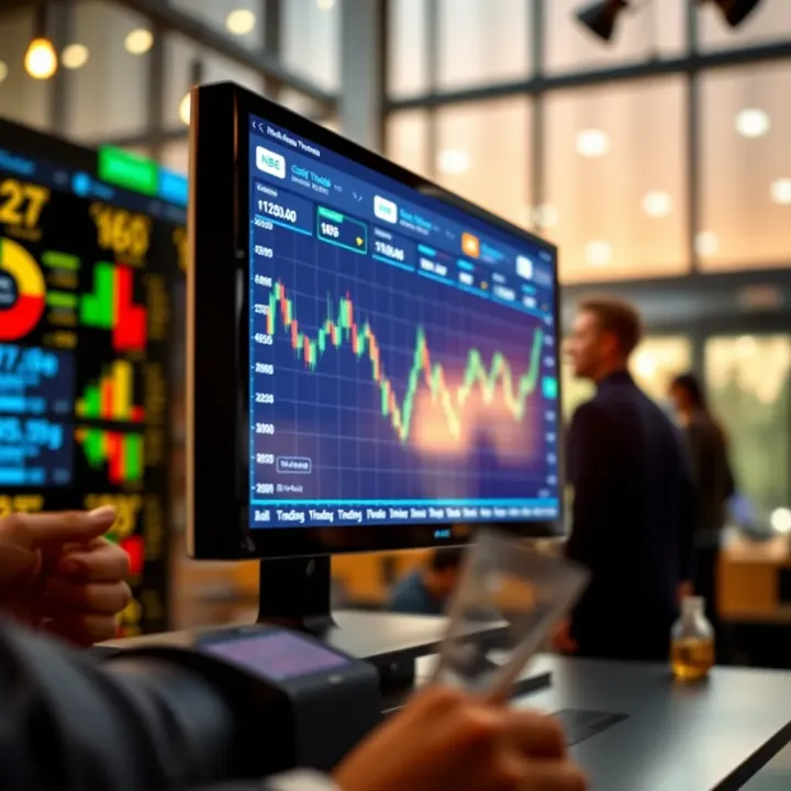 Conceptual graphic showing regulatory compliance and trustworthy trading operations