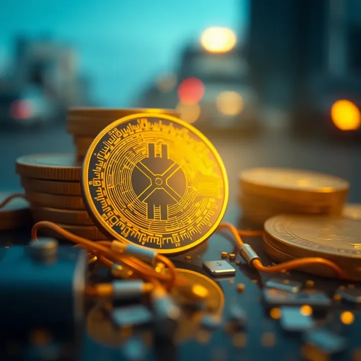 Technological Advances Impacting XRP's Future Illustration of blockchain technology and digital currency advancements